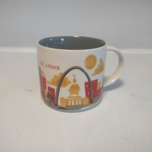 Starbucks St. Louis Mug‎ - White, Red, and Yellow